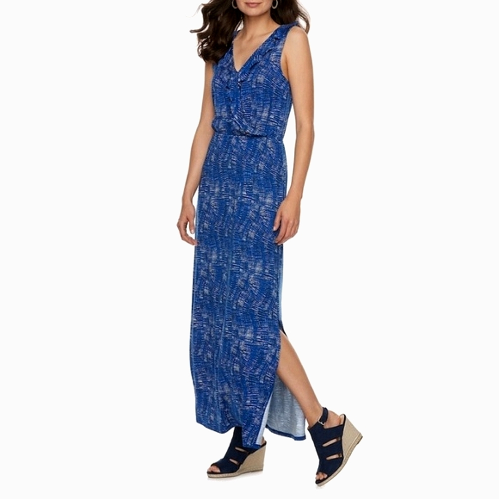 NWT Women's Apt. 9 Ruffle Maxi Dress